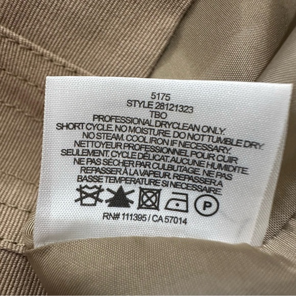 Tory Burch Utility A-Line Skirt Tan Khaki Size 8 8 Preppy Classic Minimalist - Picture 10 of 10